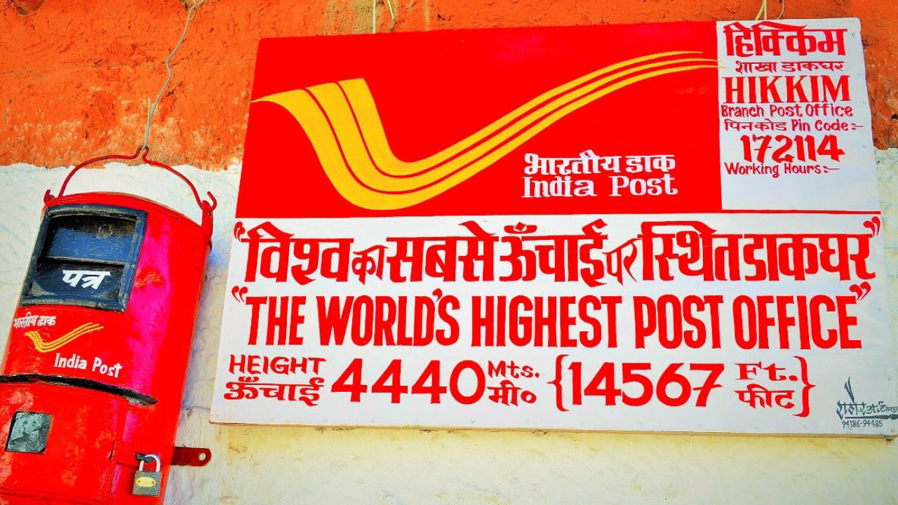 World's highest post office in Hikkim village