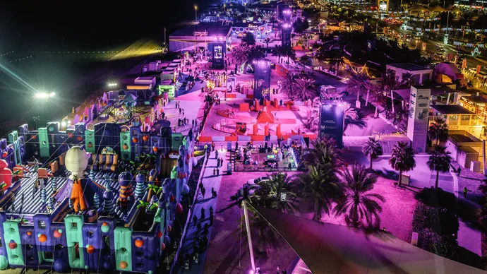 Evening entertainment events during Abu Dhabi shopping festival