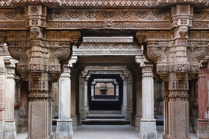 Arched entrance view at Adalaj Stepwell
