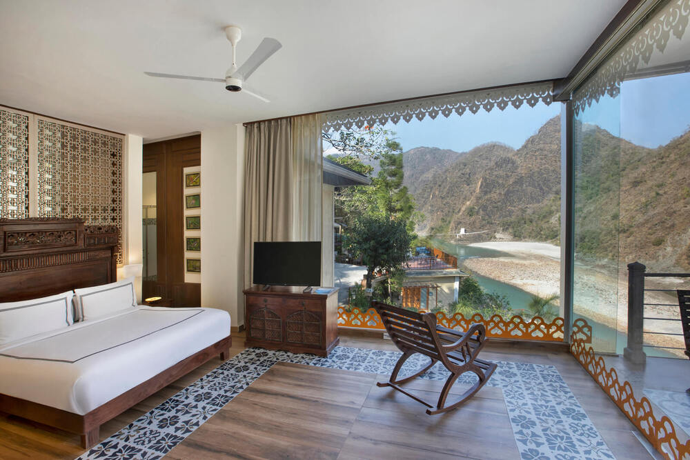 Riverside room with Ganga view in Varanasi