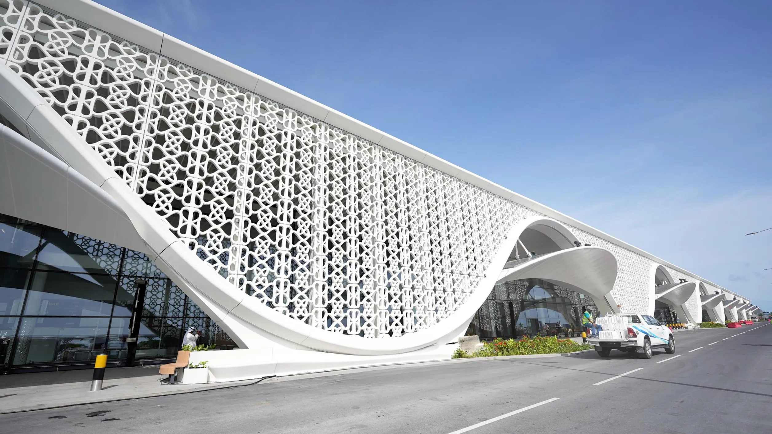 Velana International Airport terminal in Maldives