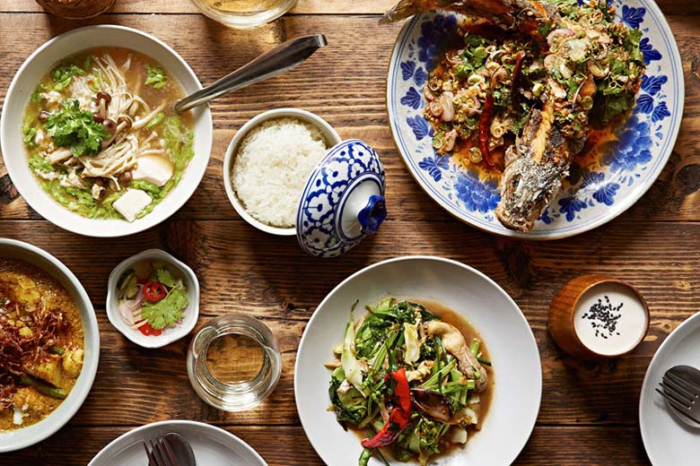 Traditional Ladakhi cuisine served at Alchi Kitchen