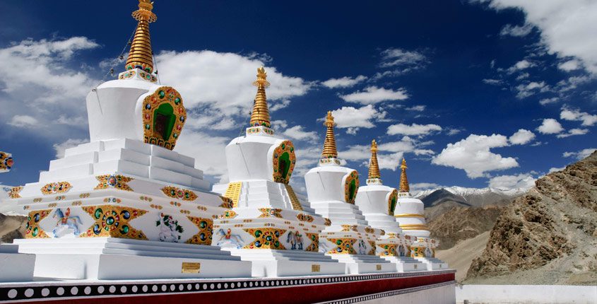Beautiful Thiksey Monastery in Ladakh Himalayas
