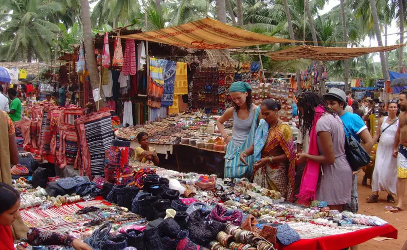 Anjuna Flea Market Goa - Wednesday market shopping