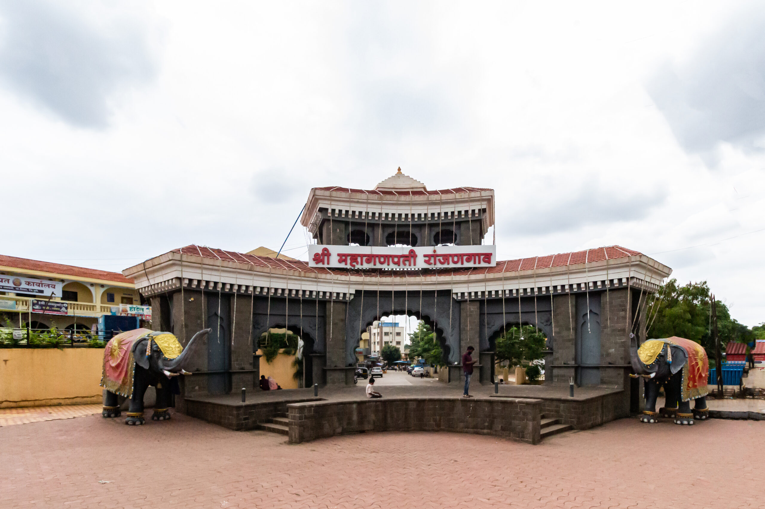 Ashtavinayak temple entrance in Maharashtra