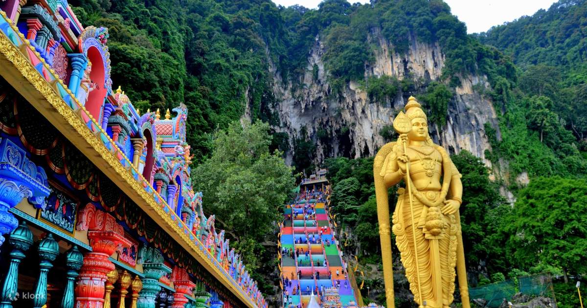 Batu Caves Malaysia overview near Kuala Lumpur