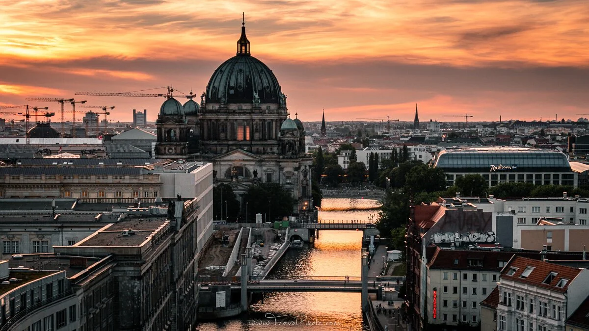 Berlin Cathedral overview in central Berlin