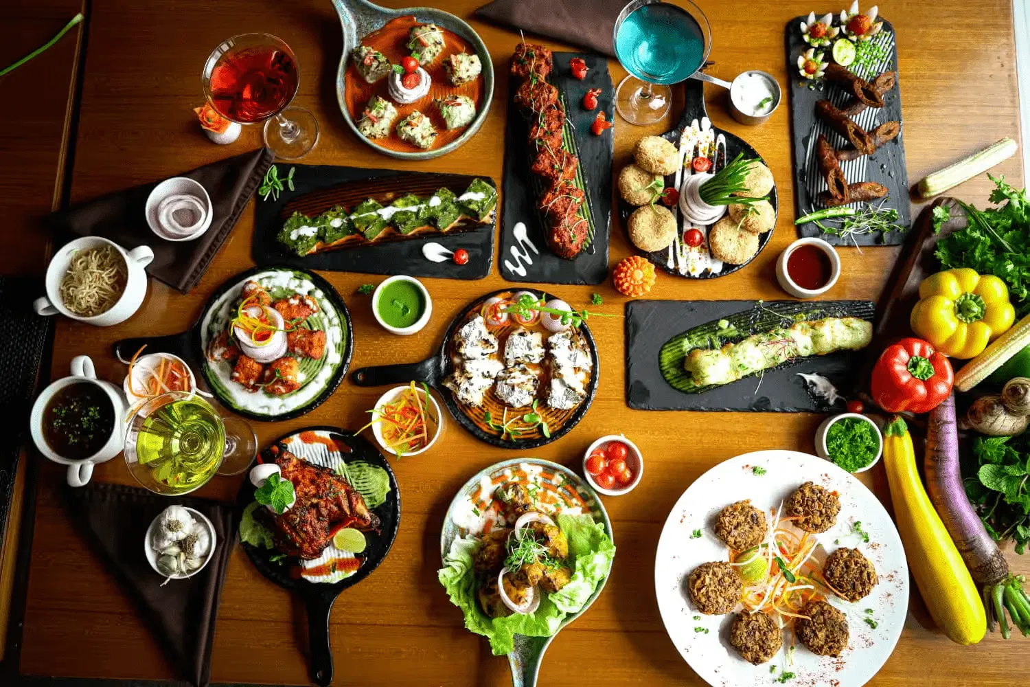 Busy food district in Siliguri