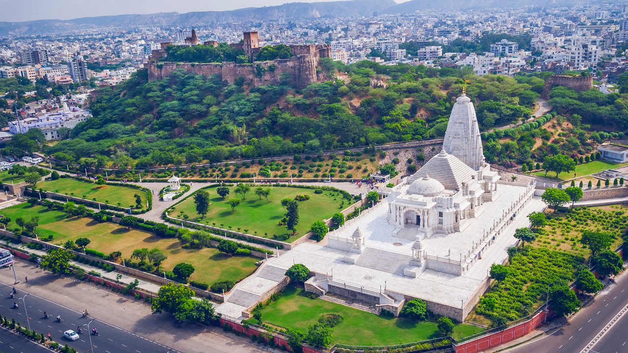 Birla Mandir Jaipur marble temple overview