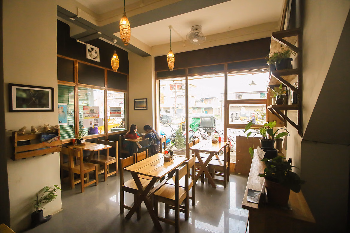 Popular cafe setting in Imphal