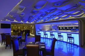 Elegant casino bar with creative cocktails and comfortable seating
