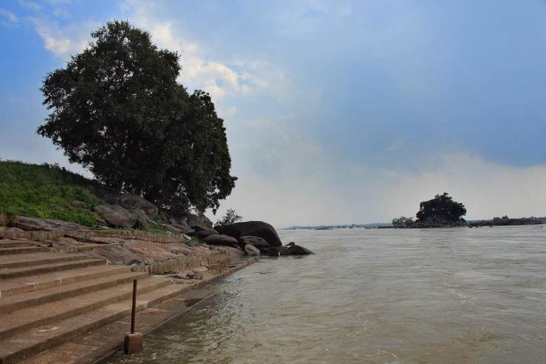 Mahanadi River ghats at Champaran during peaceful morning hours