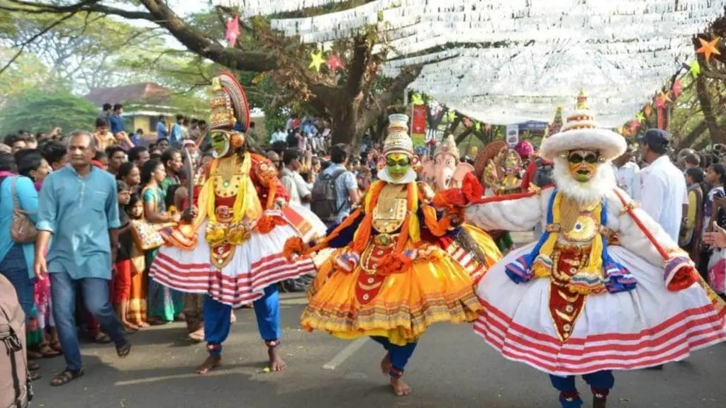 Cochin Carnival celebration atmosphere in Fort Kochi
