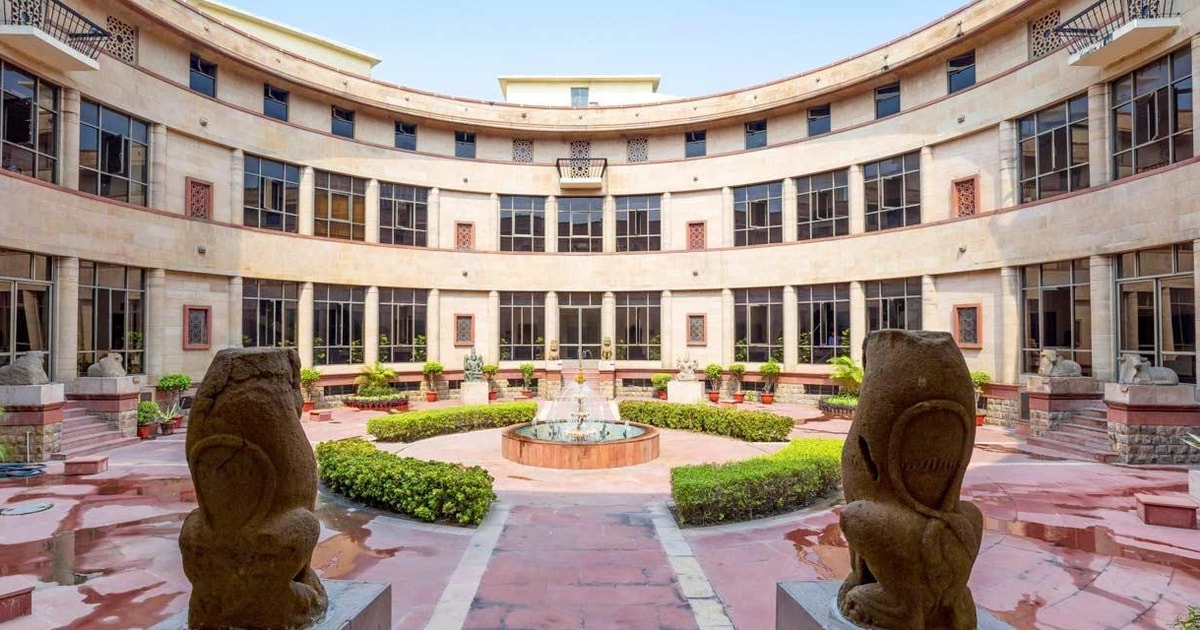 Courtyard architecture at Crafts Museum Delhi