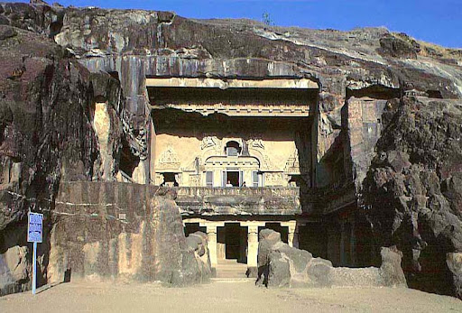 Vishvakarma Cave interior showing cathedral-like architecture