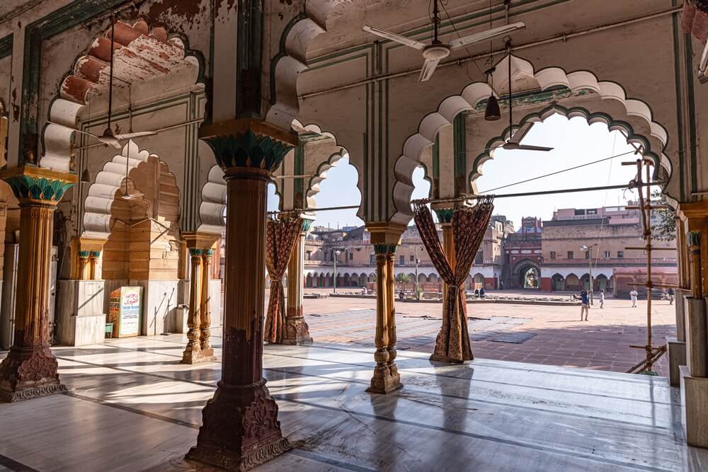 Fatehpuri Masjid exterior in Old Delhi