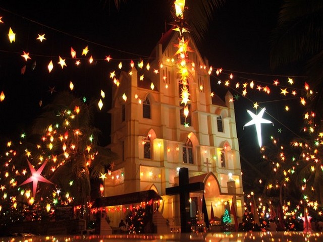 Christmas celebration atmosphere in Kerala