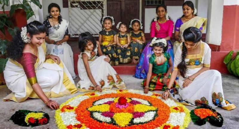 Onam festival celebration in Kerala