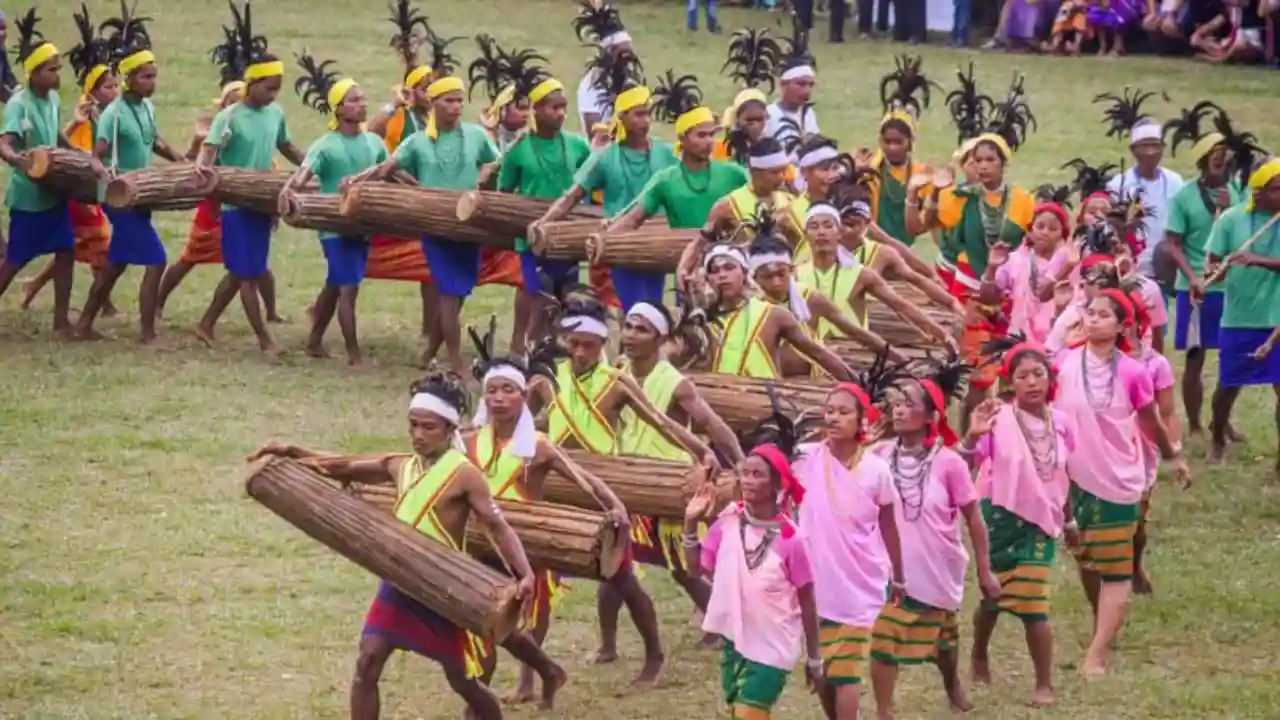 Traditional festival dance in Meghalaya