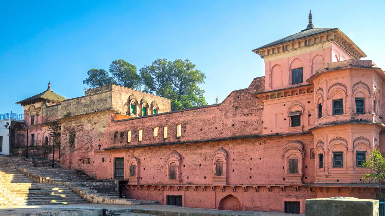 Front facade view of Gohar Mahal Bhopal