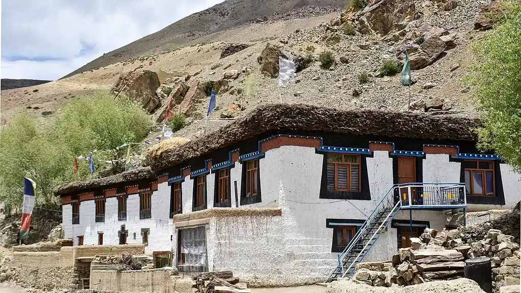 Komic village landscape in Spiti Valley