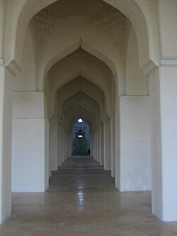 Interior view of Gulbarga Fort structures