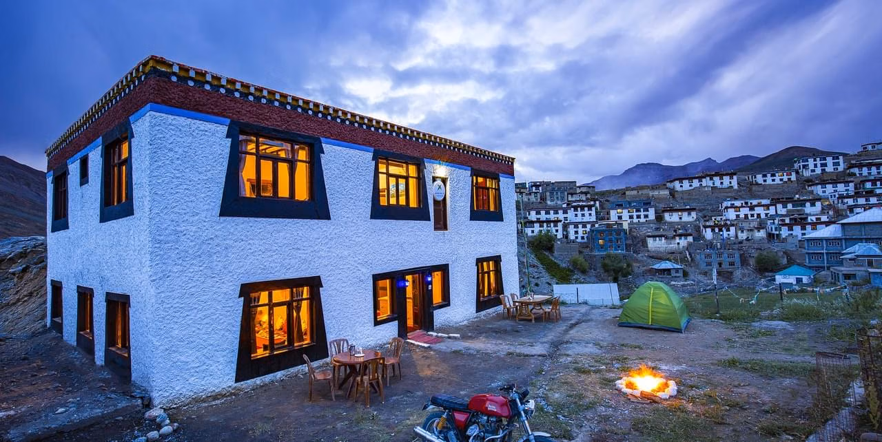 Homestay room setup in Port Blair with coastal decor