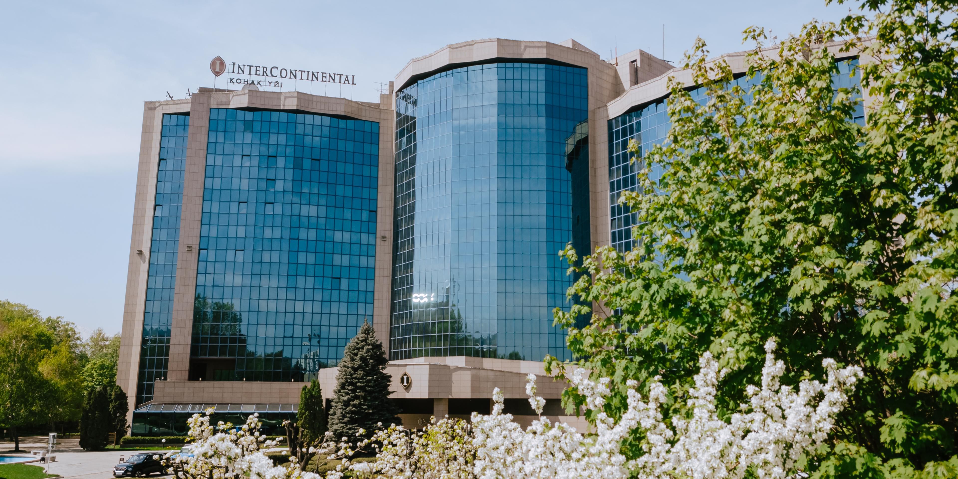 InterContinental Almaty exterior and city-facing frontage