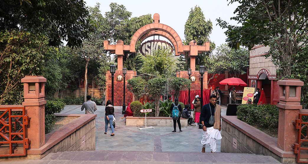 ISKCON Temple Delhi entrance view