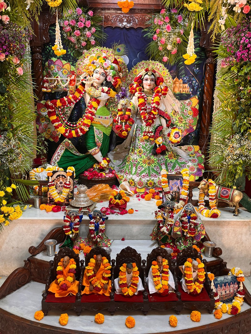 Radha Ratnabihari deities at ISKCON Temple Indore