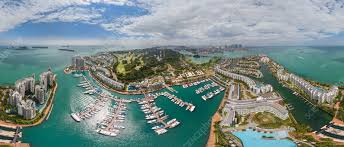 Sentosa Island Aerial View Singapore