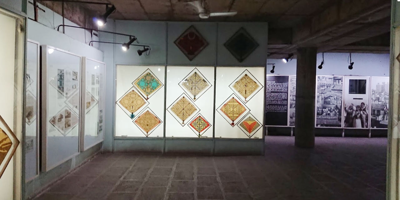 Kite Museum Ahmedabad interior and display wall