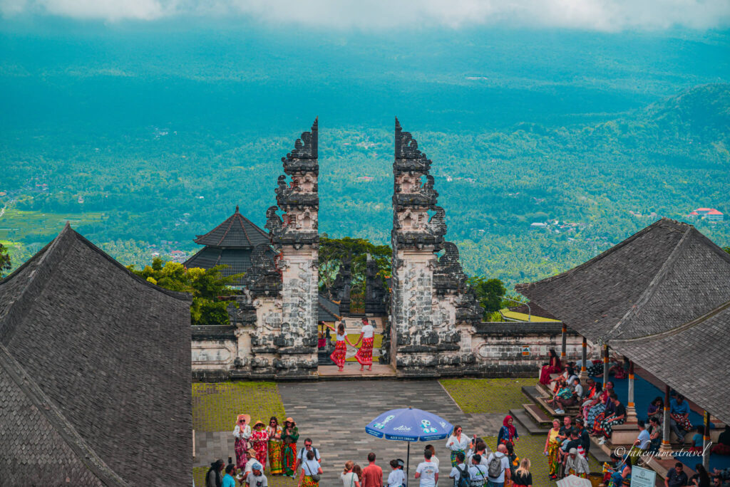 Lempuyang Temple Gates of Heaven with Mount Agung backdrop