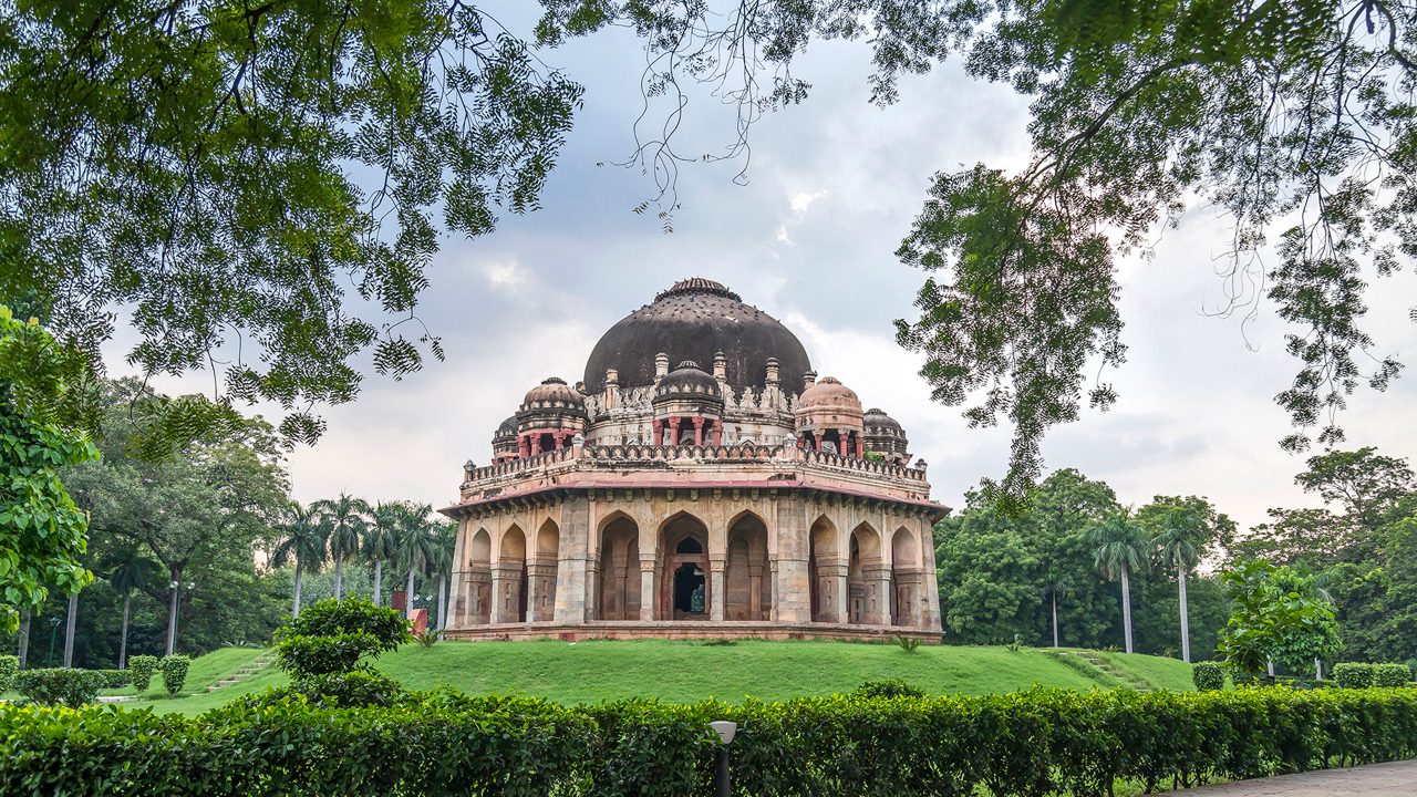 Lodhi Garden Delhi with historic tombs and tree-lined paths