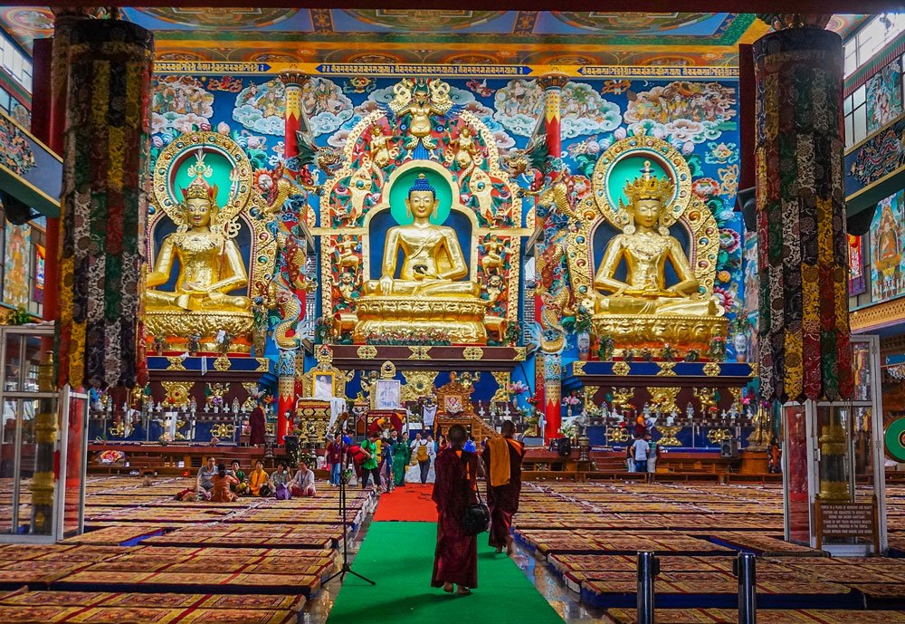Golden Temple in Bylakuppe