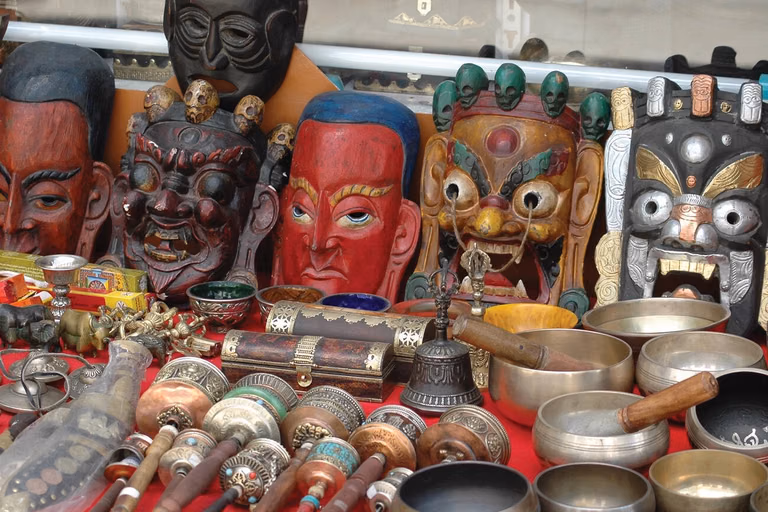 Handicraft and souvenir store in Old Market Sikkim