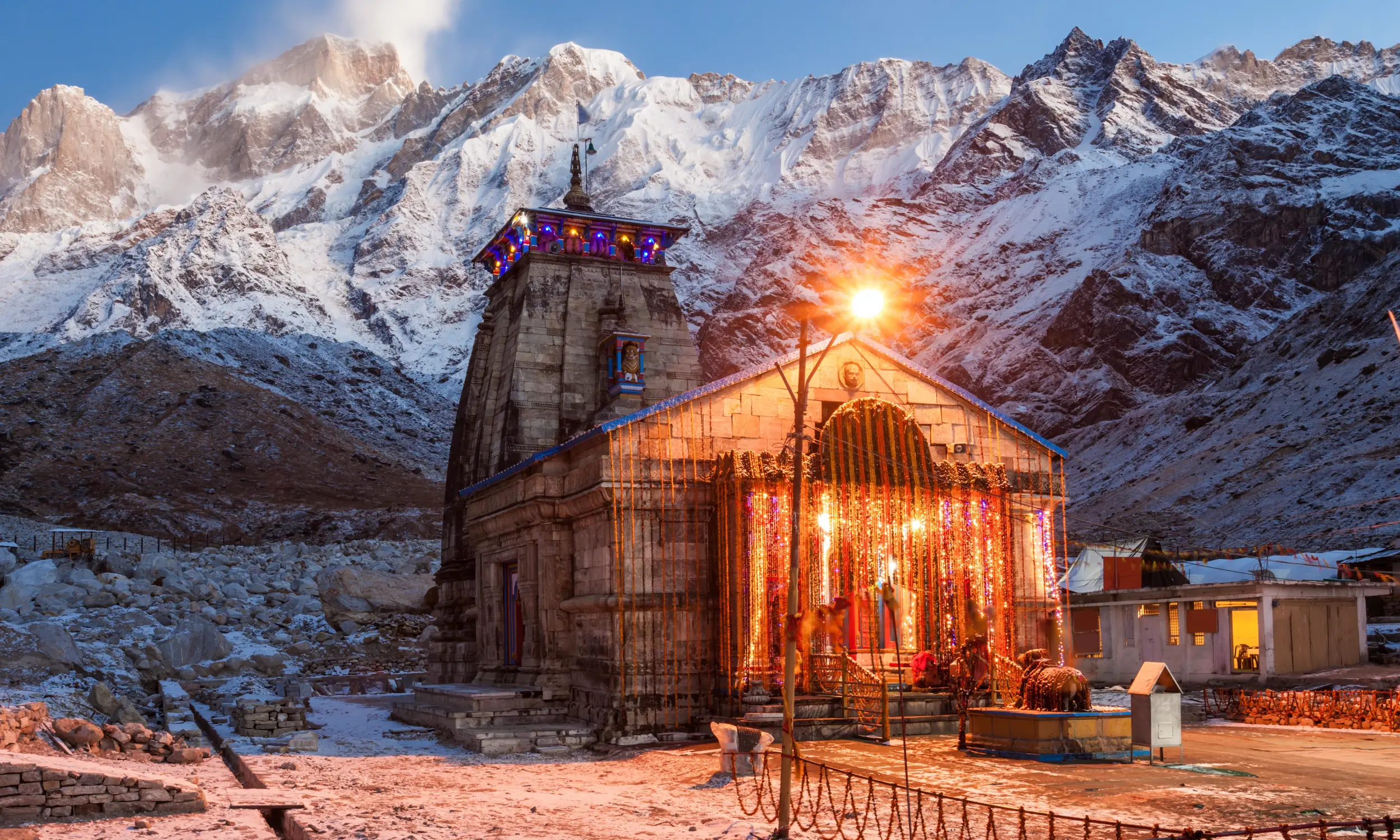 Panch Kedar Himalayan temple landscape in Uttarakhand