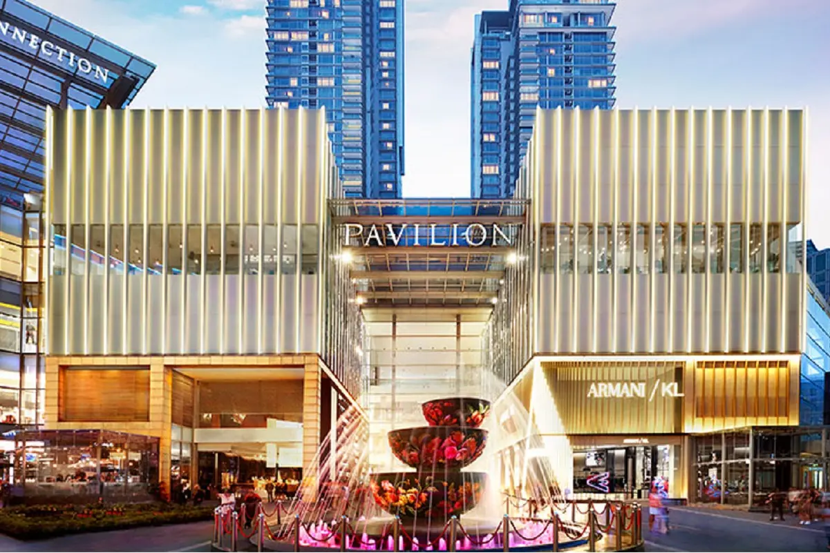 Exterior view of Pavilion Kuala Lumpur mall