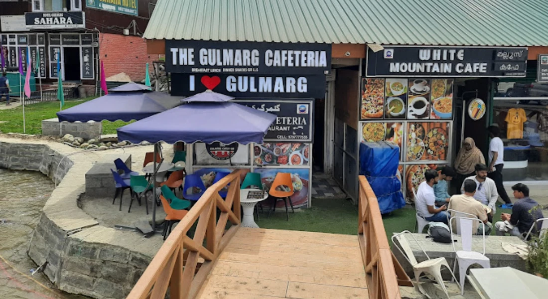 Kashmiri cuisine served in a mountain restaurant in Gulmarg