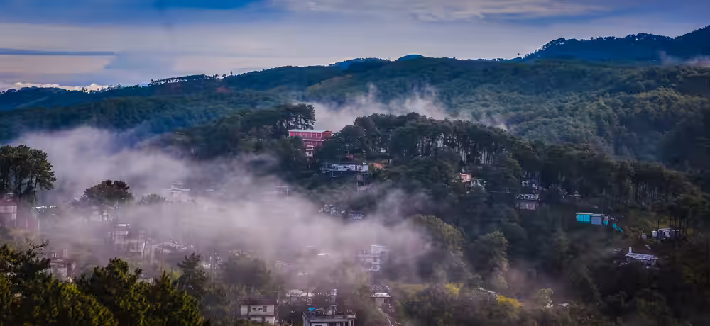 Guwahati city view with Brahmaputra river