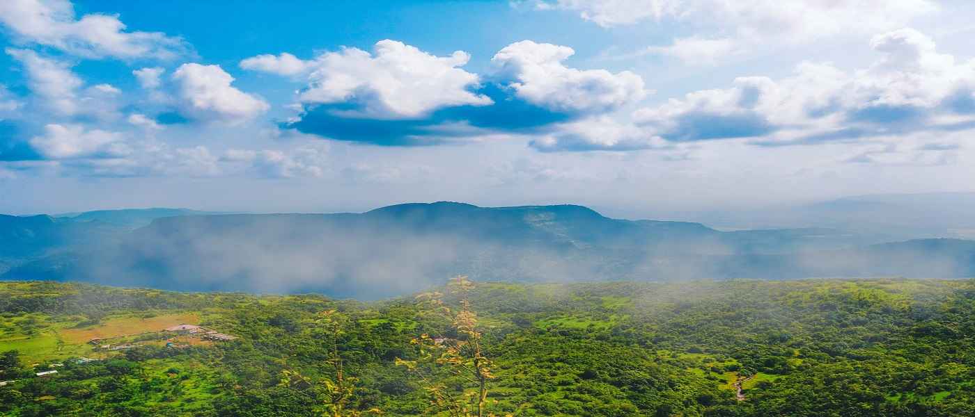 Karjat hills, valleys and weekend getaway landscape in Maharashtra