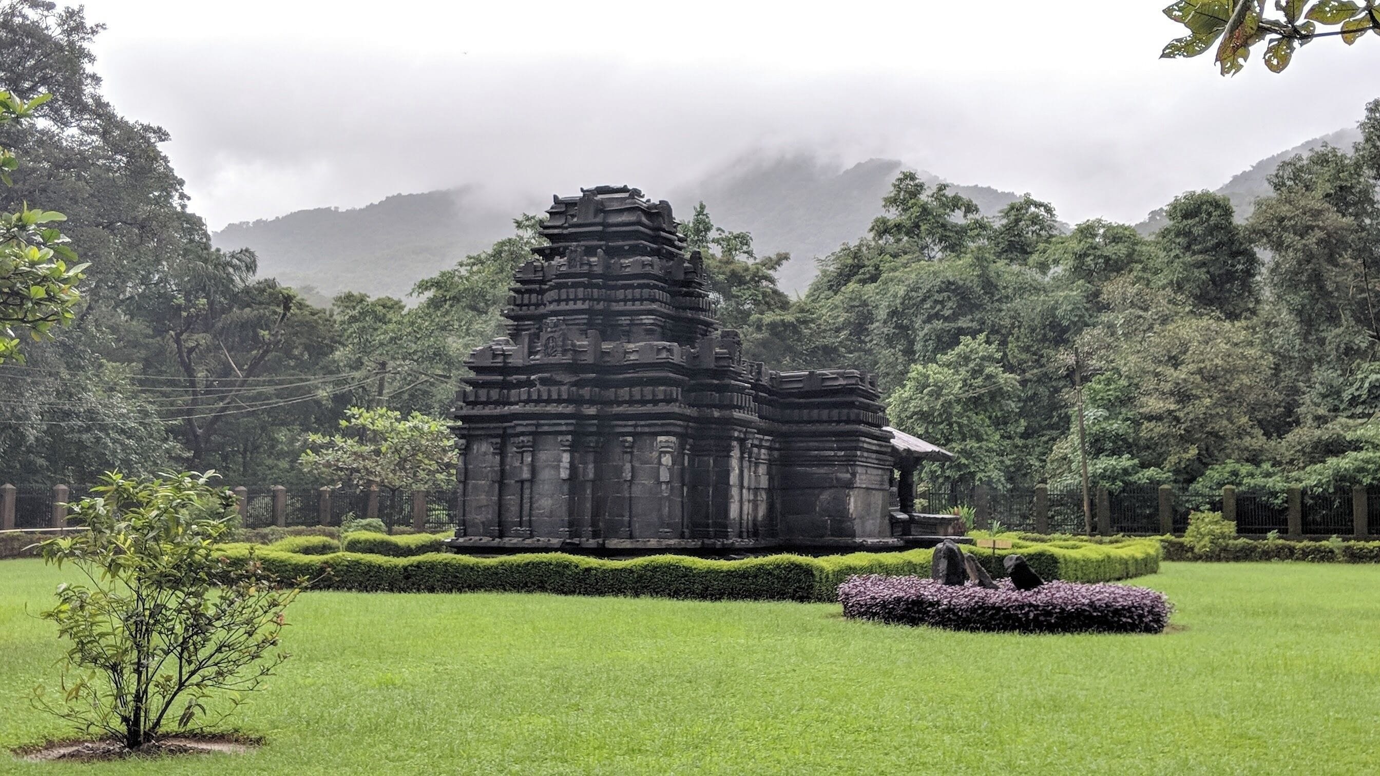 Green valley landscape in Sanguem South Goa