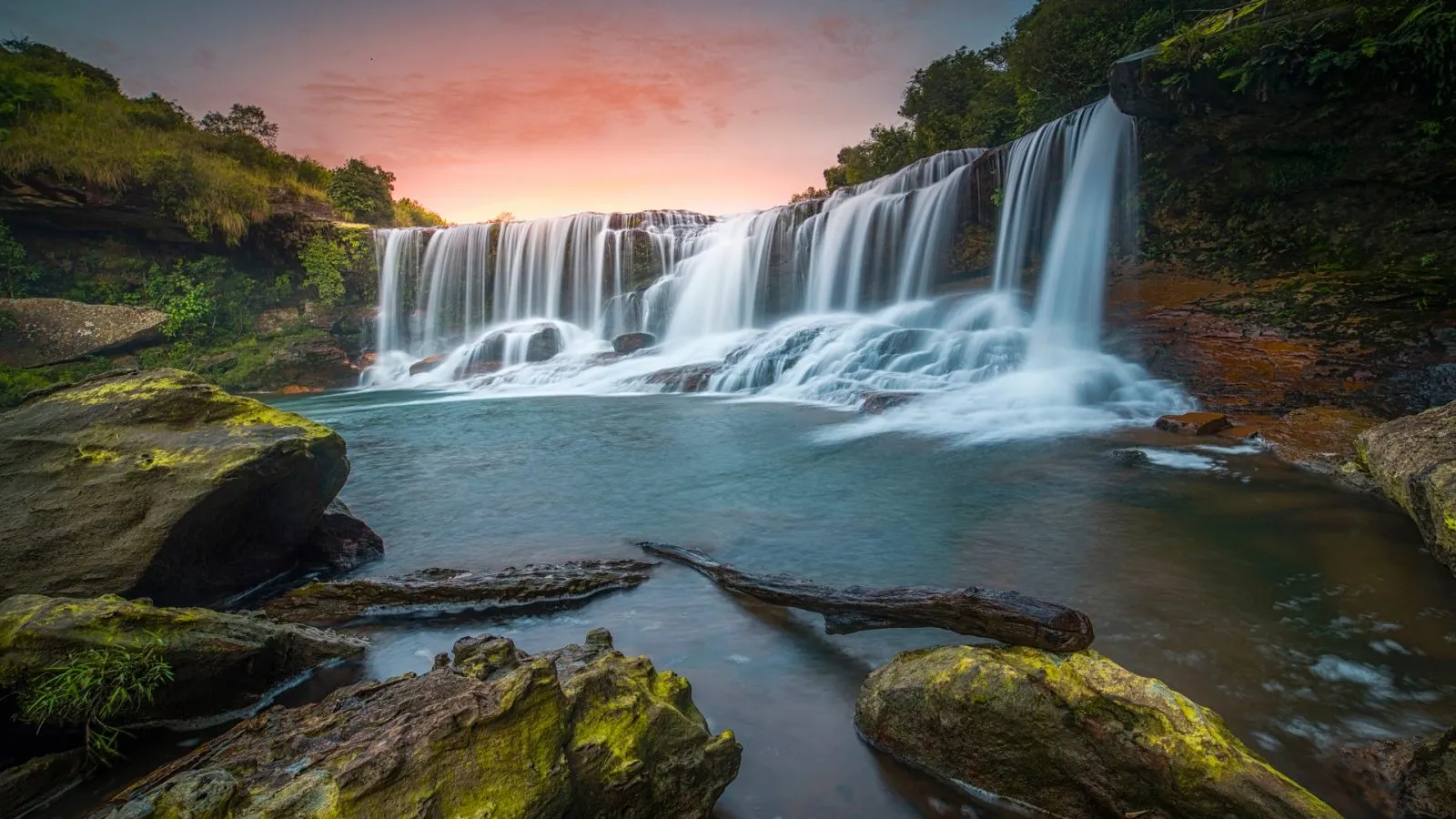 Scenic waterfalls of Meghalaya