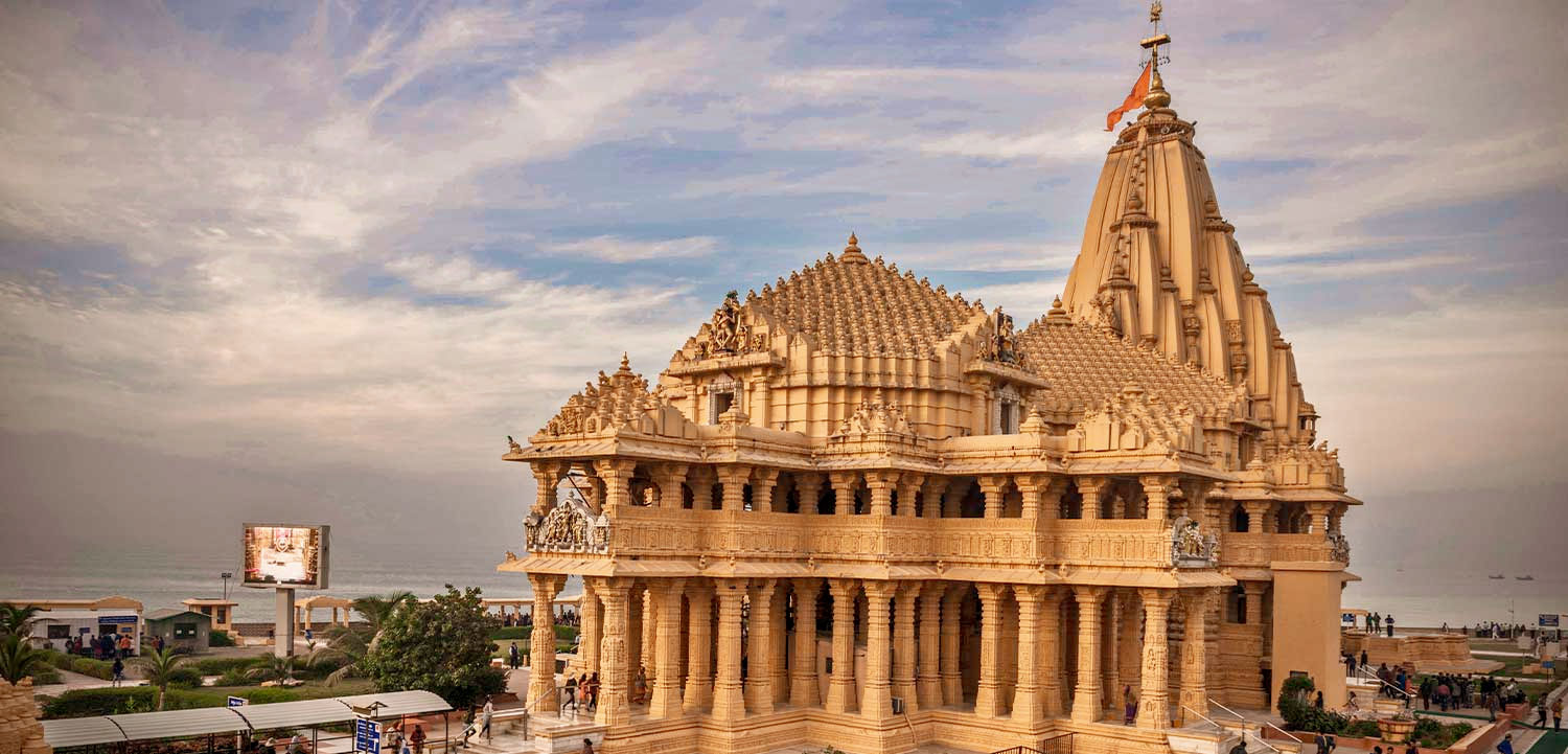 Somnath Temple by the Arabian Sea