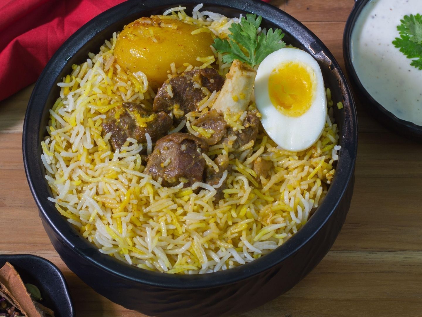 Authentic Kolkata Biryani with potato and egg