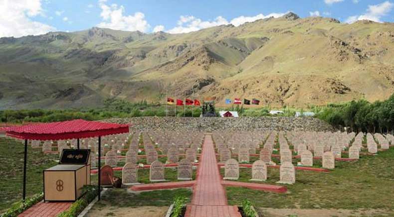 Tiger Hill ridgeline in the Drass sector near Kargil Ladakh