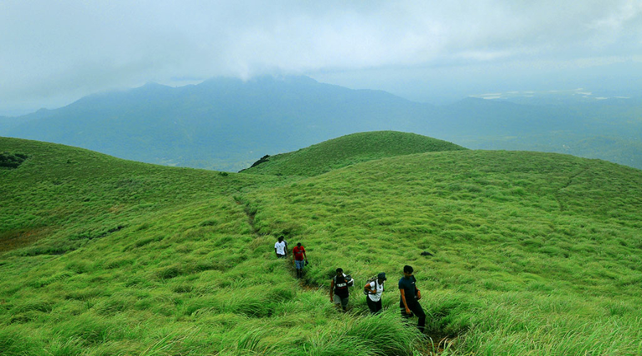 Kerala mountain ridge trekking trail