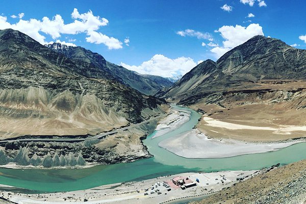 River view near Uleytokpo village in Ladakh