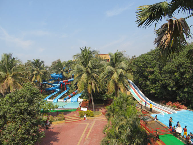 Entry and welcome area at Vaibhav Water World