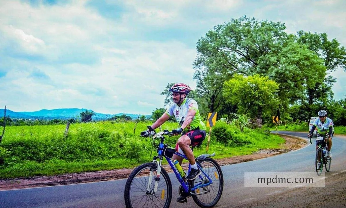 Cycling route and green corridor inside Van Vihar Bhopal